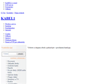 Tablet Screenshot of katalog.kabel1.cz